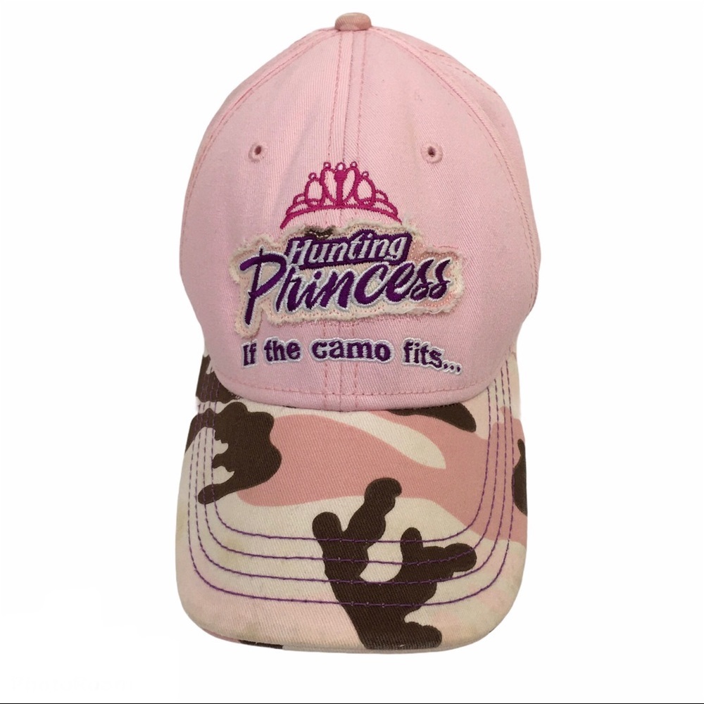 Buck Wear Pink Camo Princess Ball Hat Youth